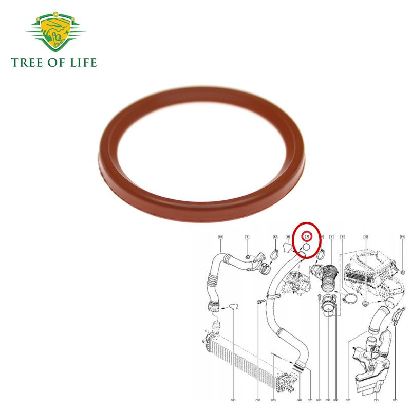 Turbo Air Hose Pipe O-Ring Gasket For RENAULT MEGANE III LAGUNA III 2.0DCI M9R 2009 2010 2011 2012 2013 2014 2015