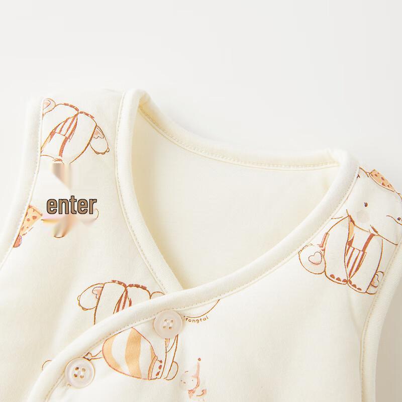 TONGTAI Baby Pure Cotton Quilted Vest