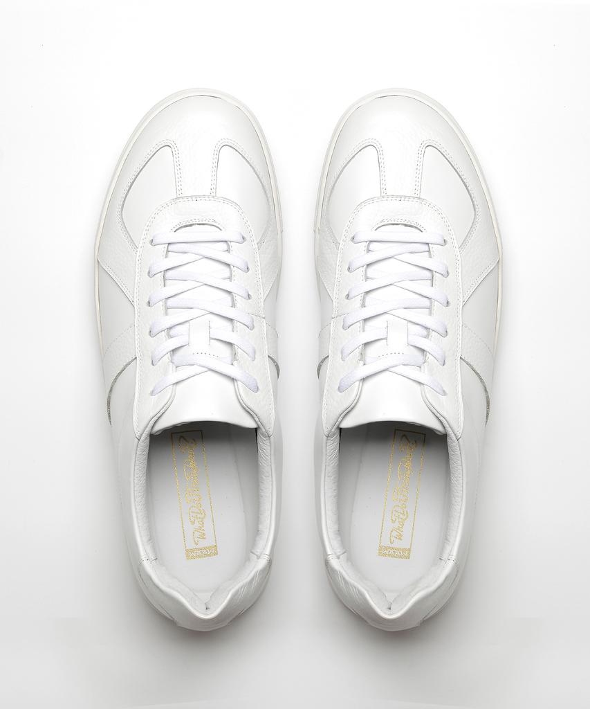 Waaw German Army Sneakers Wide Fit White