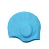 Ear Protection Silicone Swim Cap Ear Pockets Swim Hat Protect Long Hair Swimming Cap  Boys