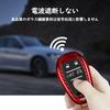 Alfa Romeo Key Compatible with the New Giulia Stelvio 4C Spider Real Glass Fiber T-carbon Case, 952, (2017-2024), 4/5 Buttons, (Red)