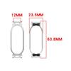 Metal Voice Recorder Case 12mm Band Anti-Scratch Strap Adapter Durable Expansion Protective Frame for PLAUD Notepin AI
