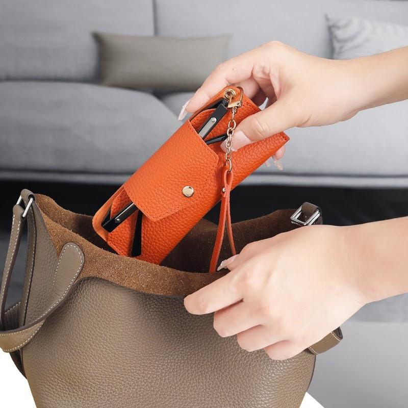 Portable Soft Eyeglasses Pouch Pu Leather Anti-Scratch Wrist Strap Storage Bag For Sunglasses Reading Glasses Bag Gift
