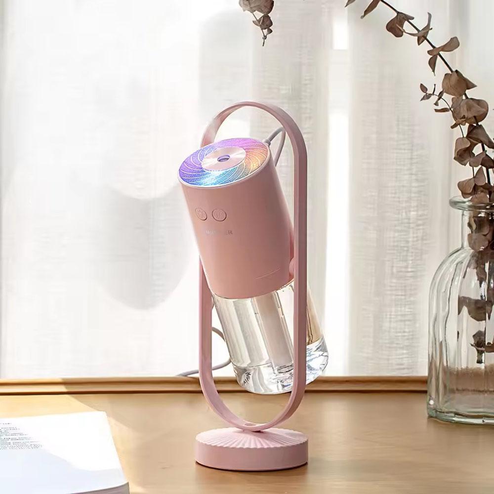 Creative Rotatable Projection USB Charging Mini Humidifier - Moisturizing, Hydrating, Anti-Dryness Air Purifier