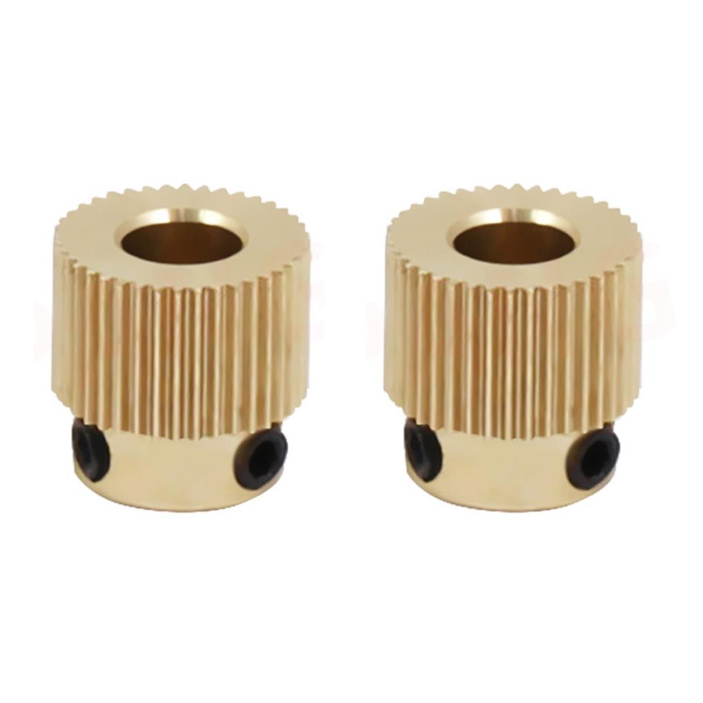 Brass Gear Rotable Extruder Wheel Universal Portable Drive Gear Resuable Brass Fitting 40
