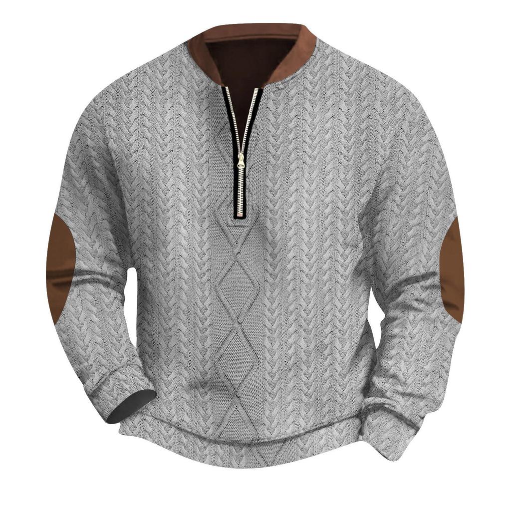 Lässiges Retro-Sweatshirt mit Farbverlauf für Herren