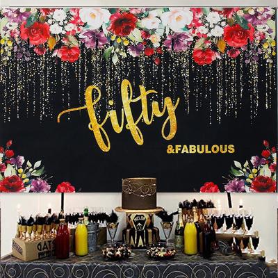 День рождения Золото Горошек Блестки Плакат Фотография Фон ФотоФон ФотоСтудия