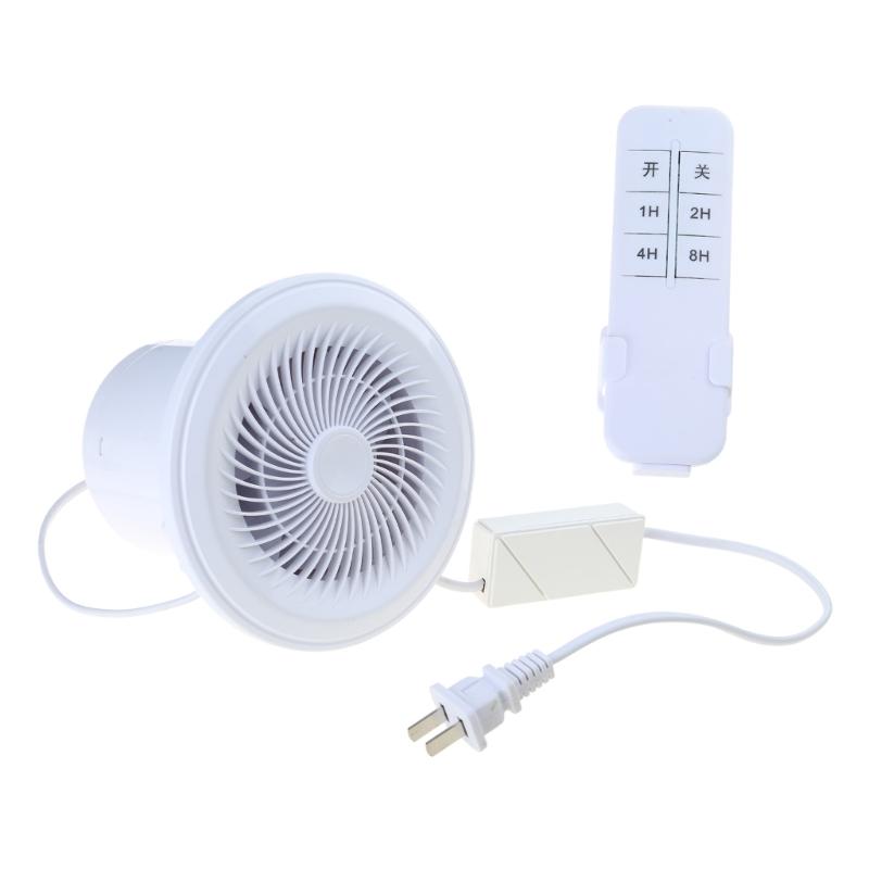 Remote Control Wall Exhaust Fan Round Duct Fan Low Noise Ventilation Fan Attic Pipe Ventilation Extractor Enduring 1