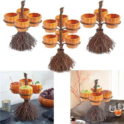 Halloween  Snack Bowl Stand Halloween Creative Snack Basket 3/4/6 Bowls