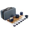 Ceramic high-end portable kung fu travel tea set business real estate banking corporate gifts