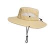 Spring and summer sun protection sun hat men's outdoor fishing climbing bucket hat breathable large brim sun hat