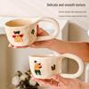 Ceramic Mug: Cute Couple & Family Breakfast Cup for Home or Office
