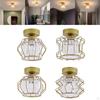 Crystal Ceiling Light Close to Fixture Lamp Shade Lighting Cover for Aisle Room Entryway