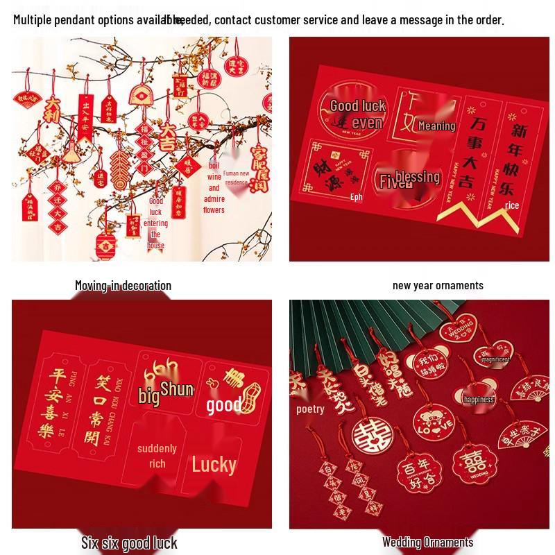 Luksusowa Dekoracja Owoc Granatu Chińskiego: Czerwone Sztuczne Kwiaty i Ozdoby