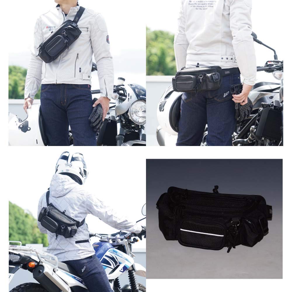 SCHWARZ R Waist Bag Schwarz RR9551SWZ ROUGH&ROAD