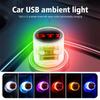 For VW Car USB LED Ambient Light Decorative Atmosphere Lamp Jetta Golf4 5 6 Beetle CC B5 B6 B7 EOS GTI MK2 Xd2