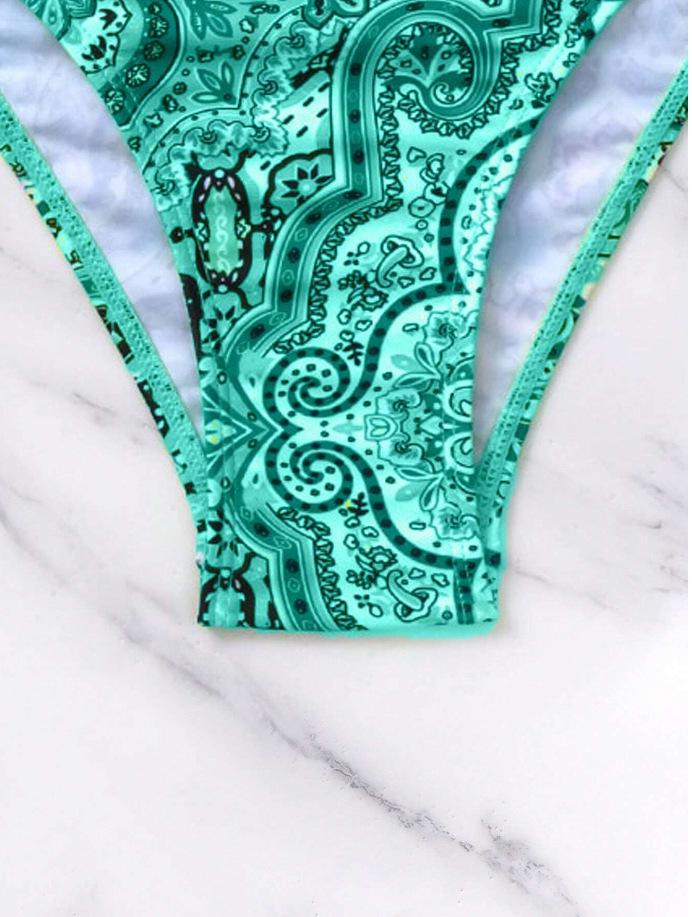 European & American Style Cross-Border Sexy Beach Split Bikini Women's Swimsuit