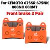 MRRANGT Low Noise High Performance Motorbike Ceramic Brake Pads Set Fit for CFMOTO 800MT 800NK 700CL-X 700MT 675SR 675NK 500SR
