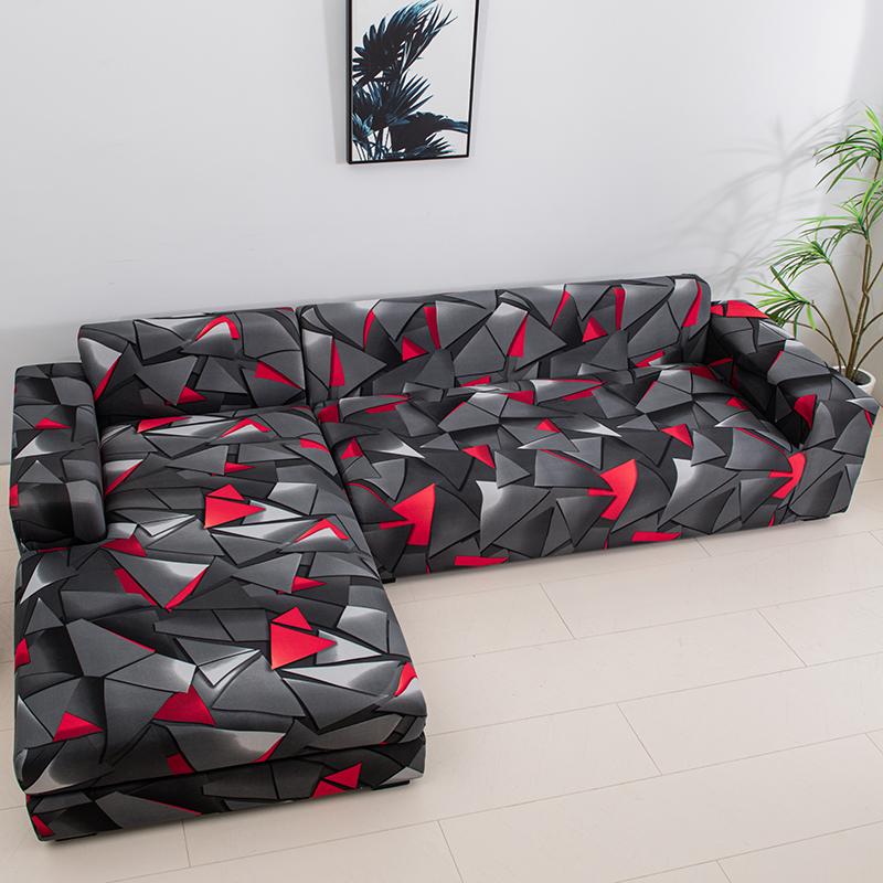 Stretch Sofa Cover Floral Printed 1/2/3/4 Seater Sofa Covers for Living Room Armchair L Shaped Corner Sofa Cover Couch Cover 1pc