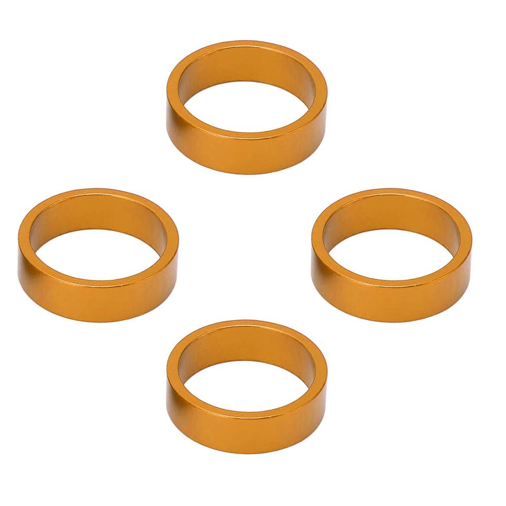 4 Pcs Aluminium Alloy Bicycle Headset Pad Bike Handlebar Stem Spacers 28.6x10mm1.13x0.39in for