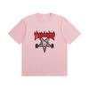 A1-07 Summer Thrasher Letter Print T-Shirt Men Women Oversized Cotton Short Sleeve Casual Streetwear Tee Top