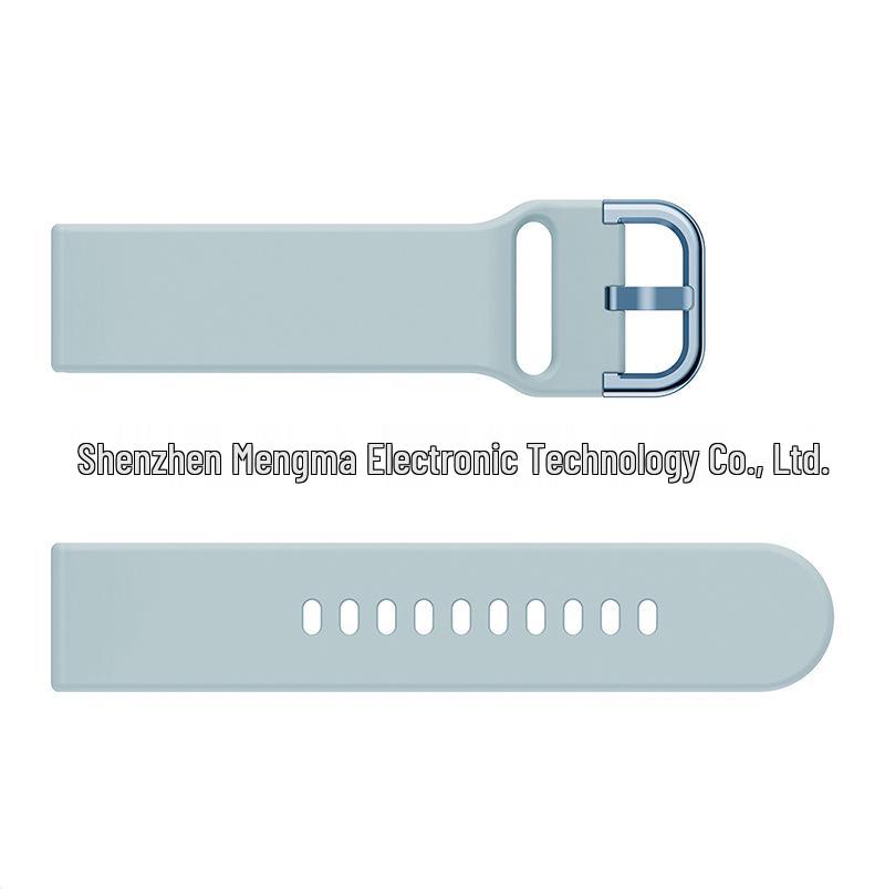 Samsung Galaxy Active2 Silicone Watch Band, Compatible with 20/22mm Watches, Including Huawei GT5.