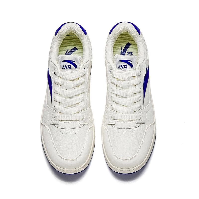 Anta Year 2 Trendy Versatile Comfortable Durable Casual Sports Low-Top Skate Shoes Men sneaker White Blue 912548068-1