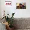 Vintage Pick-up Truck Metalen Blikbord Retro Wanddecoratie Kunst 20x30cm