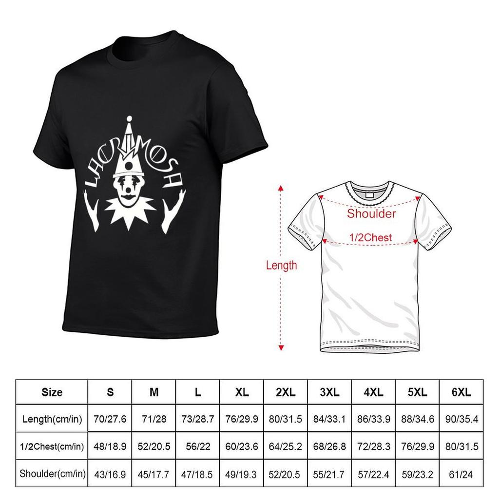 Lacrimosa Clown \t T-Shirt Boys Whites Designer Shirts Cotton Graphic Tees Mens White T Shirts