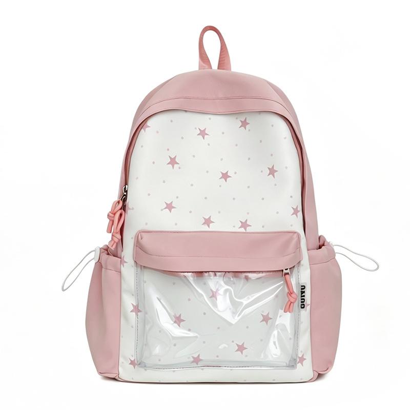 Schoolbag Japanese high-value fresh and sweet cute star backpack 1011 new junior high school students lightweight travel backpack