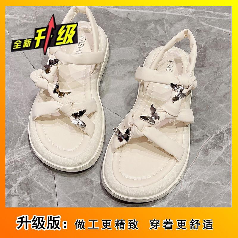 

Платформа-маффин, фея-стиль, римские туфли, студенческие туфли, универсальная мода, пляжные туфли, сандалии женские 2025 лето новое 40