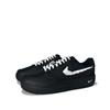 Nike Gamma Force Black Mirror Turf Synthetic Leather Abrasion Resistant Low Top Skateboard Shoes Unisex Black HQ1674-001(team1544-)