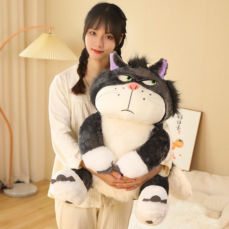 15-65Cm Cute Lucifer Cat Plush Dolls Princess Dream Lucifer Plush Toys Kawaii Cartoon Lucifer Cat Plushie Christmas Gifts