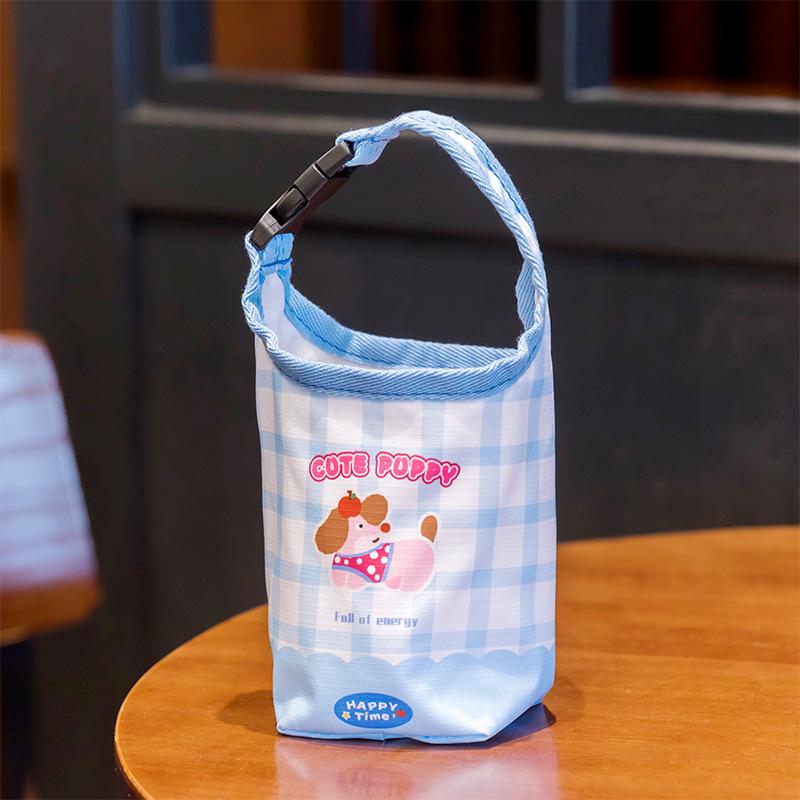 Funda Térmica para Taza de Té con Leche de Dibujos Animados 2026 - Portátil y de Mano para Oficina y Estudiantes