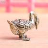 Bronze Crafts Antique Brass Geese Ornaments Ceremony Tea Pet Home Office Decoration Collectibles