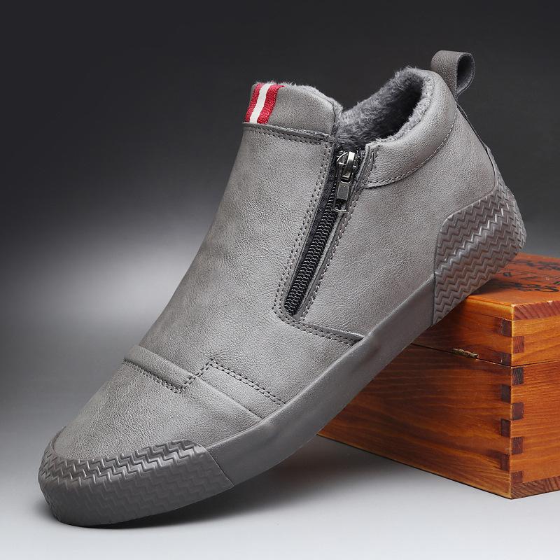 

Новые мужские кожаные туфли корейские трендовые удобные мокасины мужские туфли британская мода мужские высокие кроссовки новые мокасины мужские s98 46 серый