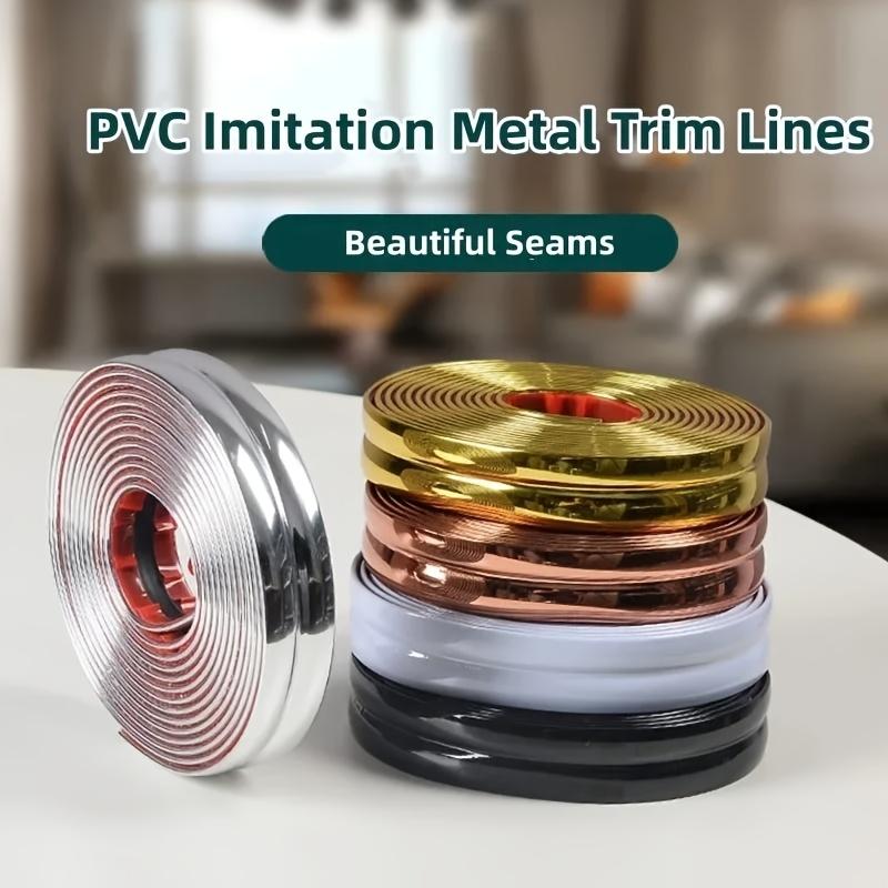 1 Stück Selbstklebestreifen für Wandwinkel, Dekorstreifen - Geeignet für Küchen-, Badezimmer-Sockelleisten - Wandseitenstreifen für Heimrenovierung