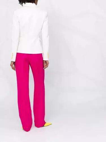 AL KHALID Handmade New Casual Stylish Formal White Women's Blazer Genuine Lambskin Leather