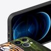 Tiger Leopard Fashion Phone Case For iPhone 17 16 15 Pro Max 11 12 13 14 7 8 Plus SE 2020 X XR XS Cover Soft Black