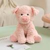 1Pc 25cm Fluffy Lions Fox Piggy Cattle Peluche Toy Cute Sitting Animal Elephant Koala Bear Monkey Cow Polar Bear Dolls for Kids