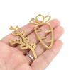 5Pcs Easter Cute Bunny Cake Decoration Gold Acrylic Rabbit Carrot Cupcake Topper Happy Easter Party Dessert Decoration Kids Gift