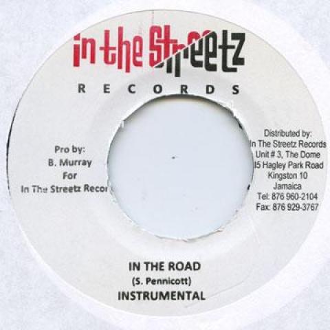 7inch Record NINJA KID - In The Road In The Streetz 2009 Jamaica Reggae, Ska & Dub