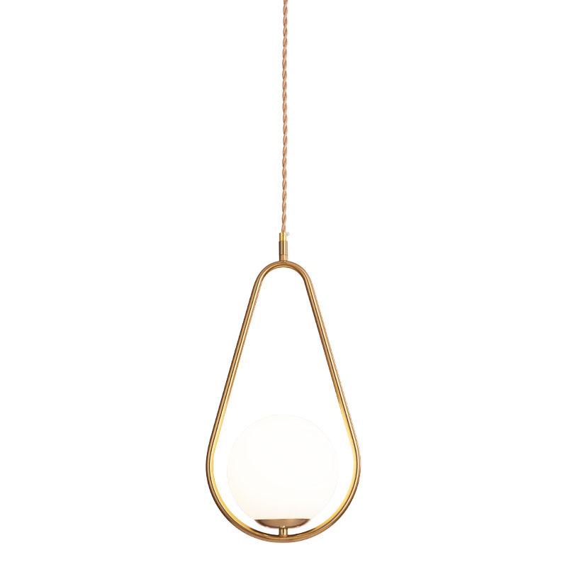 Candelabru Creativ pentru Restaurant, Bar Modern de Lux Ușor, Cap Unic, Dormitor Minimalist, Lumină pentru Studiu, Candelabru de Noptieră