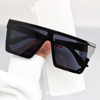 Vintage Siamese Sunglasses Men Women 2022 Rimless Oversized Square Designer Sunglasses Retro Glasses Shades Lentes De Sol Mujer