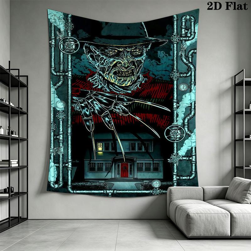 Horror Movie Characters Tapestry Tapestry Background Cloth Fashion Print Homestay Soft Decoration Tapestry Background Wall Hanging Cloth