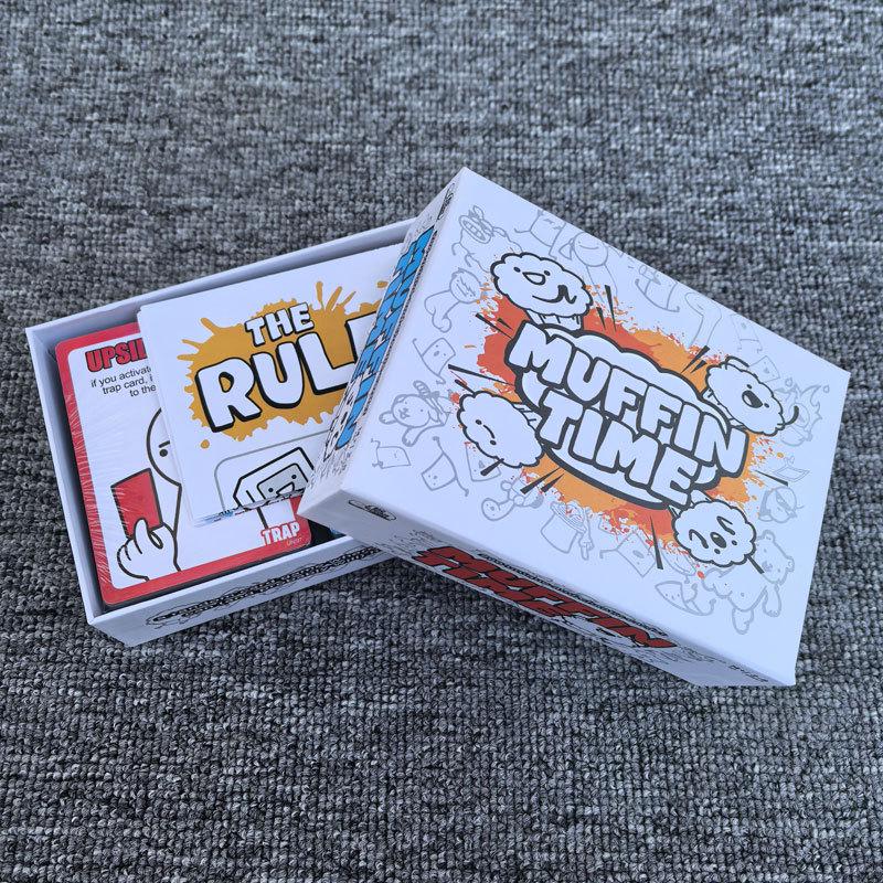 English Muffin Zeit & Pfannkuchen Zeit Interaktive Party-Spielkarten für das Eltern-Kind-Spiel