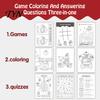 Thick Paper Coloring Book for Markers 8PCS Christmas Themed Book, Educational Activities Thickened Stocking Stuffers Kids Craft Supplies,