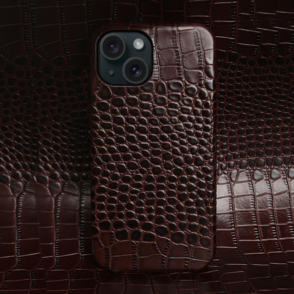 Echte Leder Handyhüllen Für iPhone 17 16 15 Pro Max 11 12 13 14 XR XS Max Capa Luxus Krokodilmuster Business Abdeckung Coque