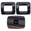 Glealcco New Alphard/Vellfire 40 Series Accessories 2 Row Curtain Switch Panel Cover Sunshade Switch Garnish Custom Interior Parts (Piano Black)