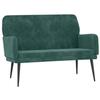 351416 vidaXL Banc Vert foncé 108x79x79 cm Velours